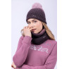 Buisvormige sjaal HV Polo Yara - Mauve / mokka