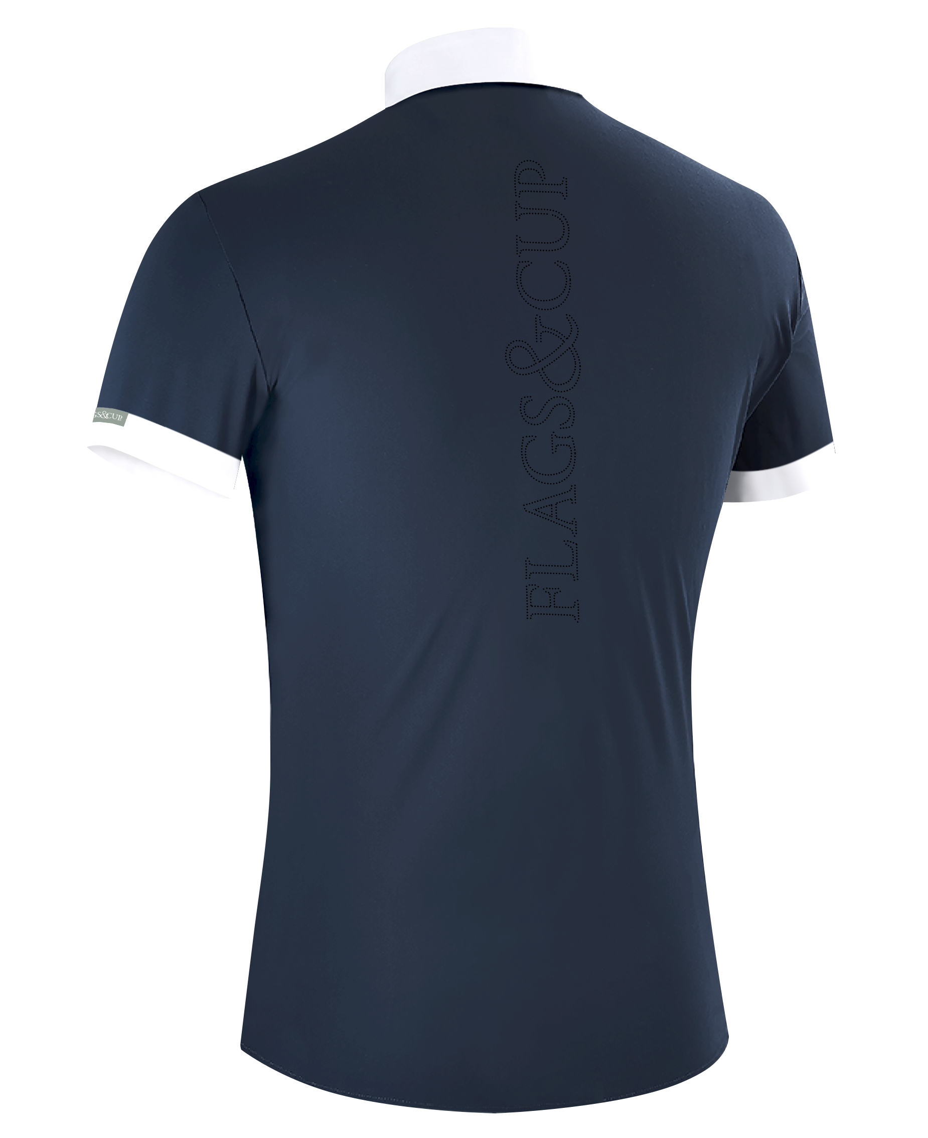 Wettkampf-Poloshirt Flags & Cup Herren Wako Kurzarm Wettkampf-Poloshirt Flags & Cup Herren Wako Kurzarm