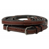 Verstelbare teugels met riemen Flags & Cup - Bruin