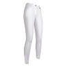 Broek HKM Kate full seat silicone - Wit