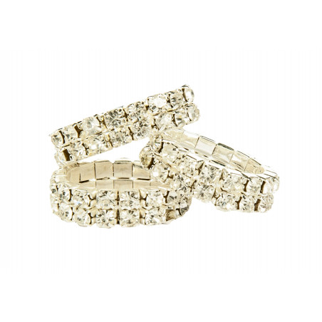 HKM Crystal vlechtelastiekjes