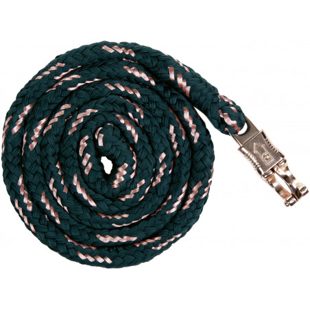 Longe HKM Rosegold avec mousqueton anti-panique