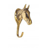 Porte bridon HKM tête de cheval en laiton - Couleur indicative