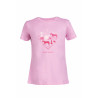 T-shirt enfants HKM I love horse riding - Rose