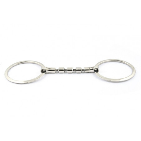 Mondstuk 2 platte ringen 90 mm Jump'In geblokkeerd met rollen