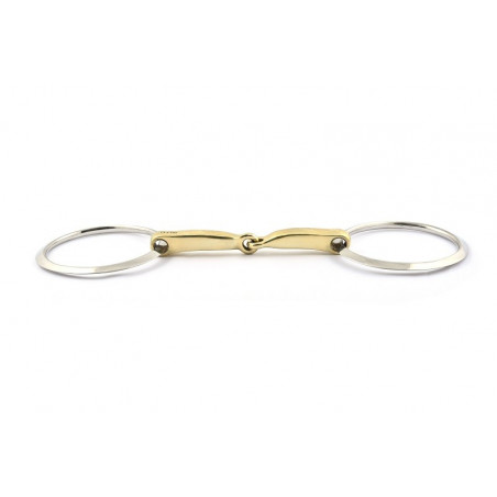 Mors 2 anneaux plats 90 mm Jump'In carré 14 mm