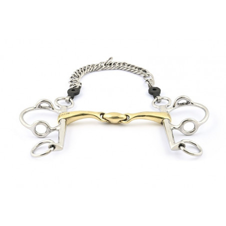 Pelham Mors Jump'In dubbelgebroken ophoudbit