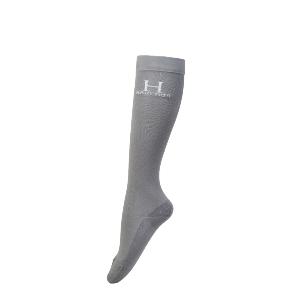 Chaussettes équitation adulte 100 Bleu Comète FOUGANZA