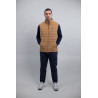 Mouwloze bodywarmer Harcour Porto - Kameel