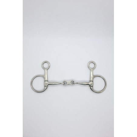 Mors Baucher double brisure lien plat 11mm Harcour