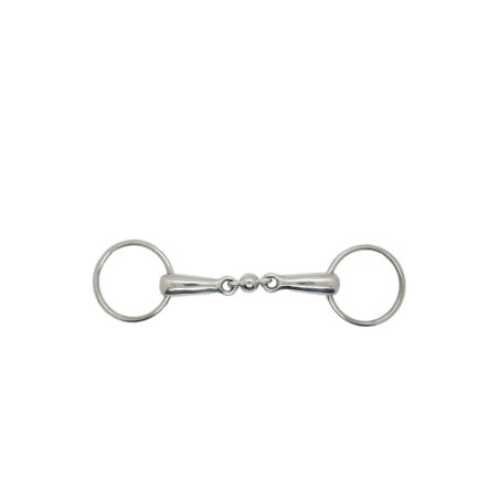 Mors simpel dubbel gebroken ring 20 mm Harcour