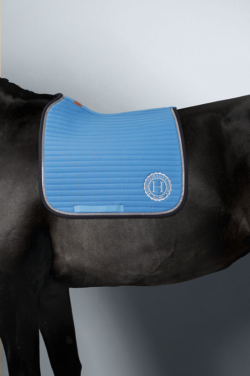 Tapis de selle Rider Harcour Karembar Bleu français Tapis de selle Rider Harcour Karembar Bleu français