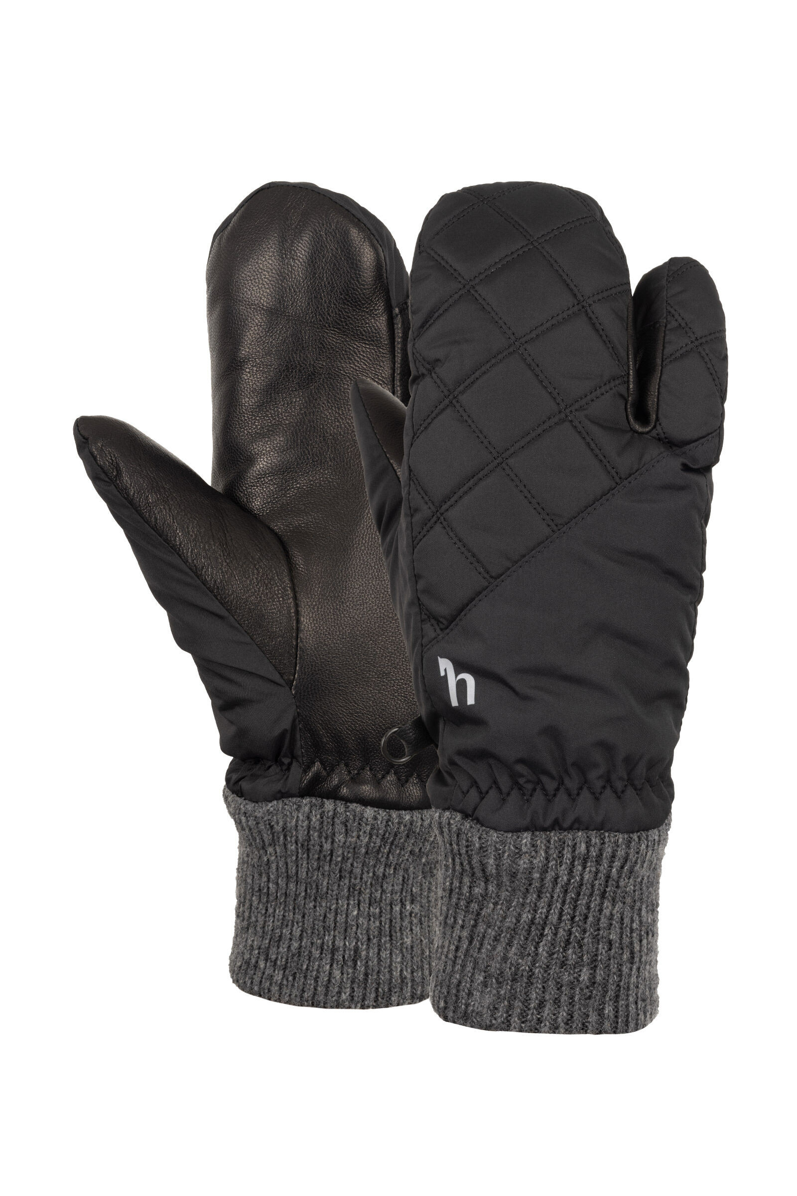 Moufles 3 doigts Horze pour l'hiver Noir