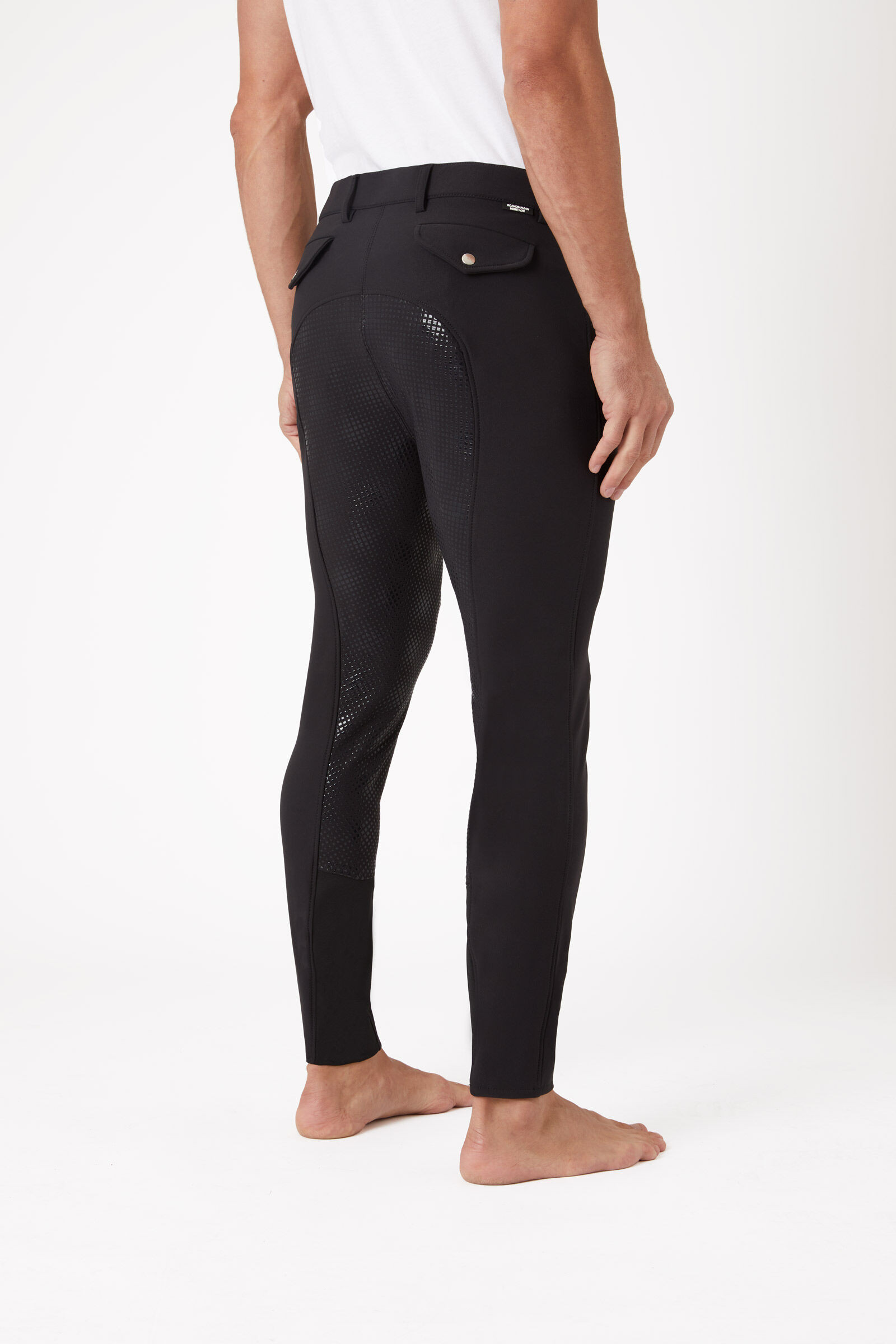 Pantalon fond intégral silicone Horze Grand Prix homme Noir