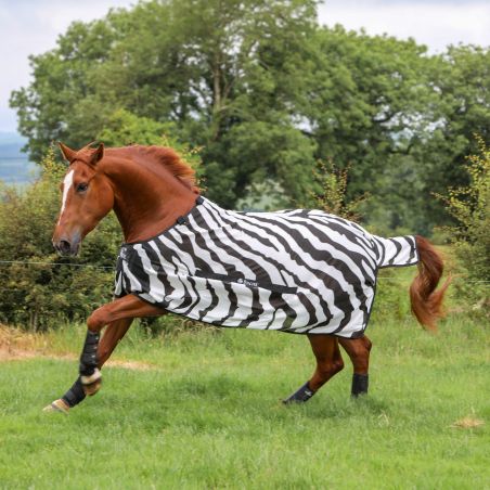 Vliegendeken Bucas Buzz-Off Zebra met halsdeken