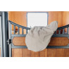 Housse de Selle avec plaque en or Kentucky - Beige