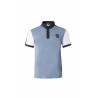 Functioneel poloshirt B Vertigo Alec voor heren - Oneindig blauw / wit