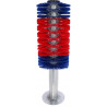 Brosse sur poteau HAPPYCOW Kerbl - Rouge / bleu