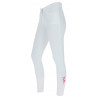 Broek Janne x PinkRibbon kniestukken grip dames Covalliero - Wit