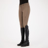 Pantalon d'équitation Easy rider Queen Diamond Fond silicone grip - Pépite de chocolat