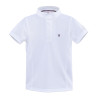 Chemise de concours manches courtes enfant Classic Kingsland - Blanc
