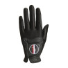 Gants d'équitation Classic Kingsland - Noir