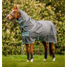 Horseware Amigo Hero Ripstop Plus deken met halsstuk 200g - Grijs schaduw / nevel / marine