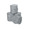Weatherbeeta Prime polobandages set van 4 - Grijs