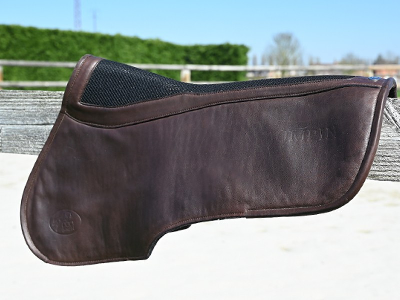 Amortisseur Jump'In anatomique cuir et feutre Havane Marron