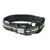 Halsband voor hond Weatherbeeta reflecterend - Zwart / geel