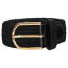 Ceinture Elastique SONORA Flags & Cup - Noir / or