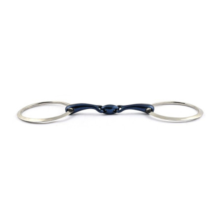 Mors Jump'In Blue Steel grands anneaux plats double brisure