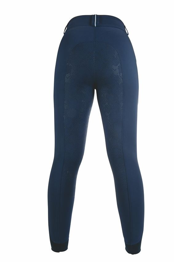 Pantalon Comfort Style fond intégral en silicone HKM Bleu foncé Pantalon Comfort Style fond intégral en silicone HKM Bleu foncé