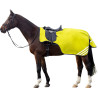 Fleece-uitrijdeken Reflective fleecevoering HKM - Fluogeel