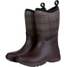 Bottes softoprène Thermo HKM - Marron / beige carreaux