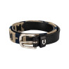 Ceinture anglaise avec broderie contrastante Equestro - Noir