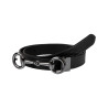 Ceinture femme avec boucle mors Equestro - Noir / noir