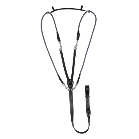 Kalfsleren en nylon chambon van Italiaans Acavallo