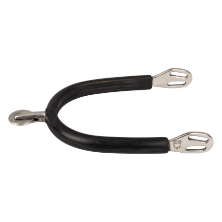 Rond, plat wielspoor met rubberen bekleding Equestro