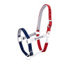 Nylon halster Flaggy Equestro - Marine / wit / rood