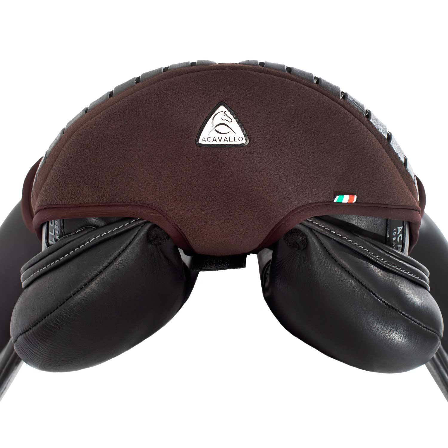 Protège-siège en gel Air Plus pour dressage avec gel extérieur 10mm Acavallo Marron
