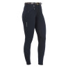 Pantalon femme Selene avec grip genou en coton stretch Equestro - Marine