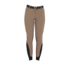 Pantalon ajusté avec grip femme avec logo Zenda Equestro - Walnut