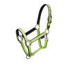 Nylon halster White Trim Equestro - Citroen / zwart