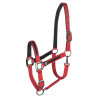 Nylon halster met touw Elegance Equestro - Rood