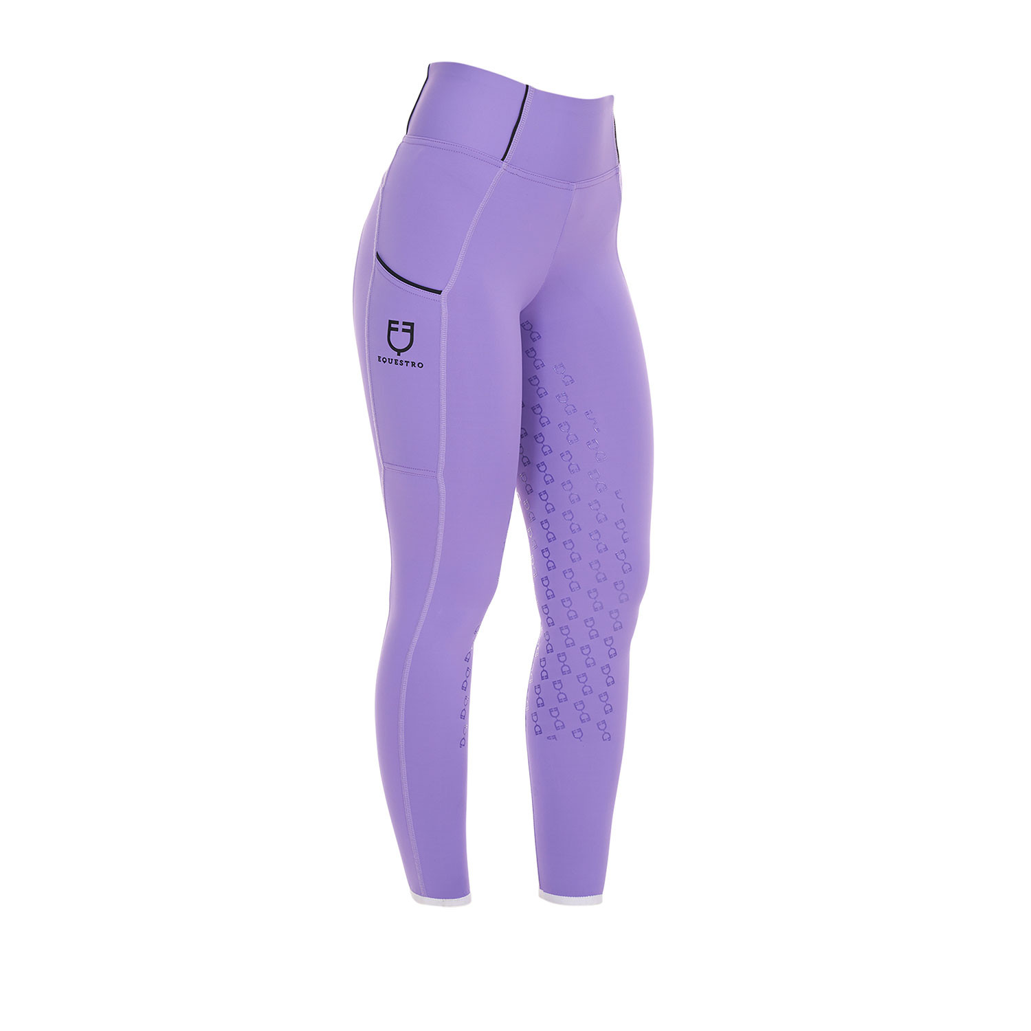 Legging ajustés femme avec grip complet Classic Equestro Noir Legging ajustés femme avec grip complet Classic Equestro Noir