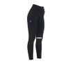 Legging ajustés en tissu technique stretch femme Kao Light Equestro - Noir / blanc