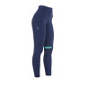 Legging ajustés en tissu technique stretch femme Kao Light Equestro - Marine / émeraude