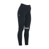 Legging ajustés en tissu technique stretch femme Kao Equestro - Noir / blanc