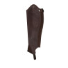 Mini-chaps unisex avec inserts en silicone Gel Grip System Equestro - Marron